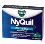NYQUIL COLD & FLU 16CT CAPLETS