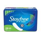 STAYFREE PADS 24CT REGULAR
