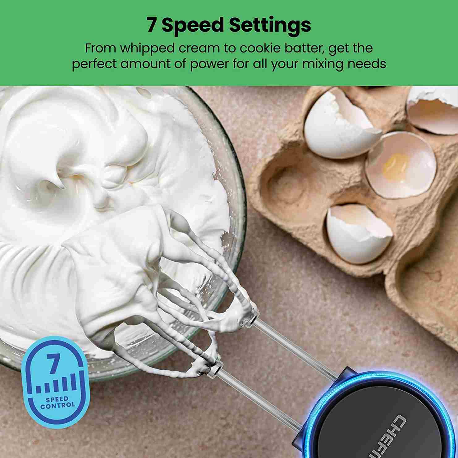 Chefman Cordless Hand Mixer