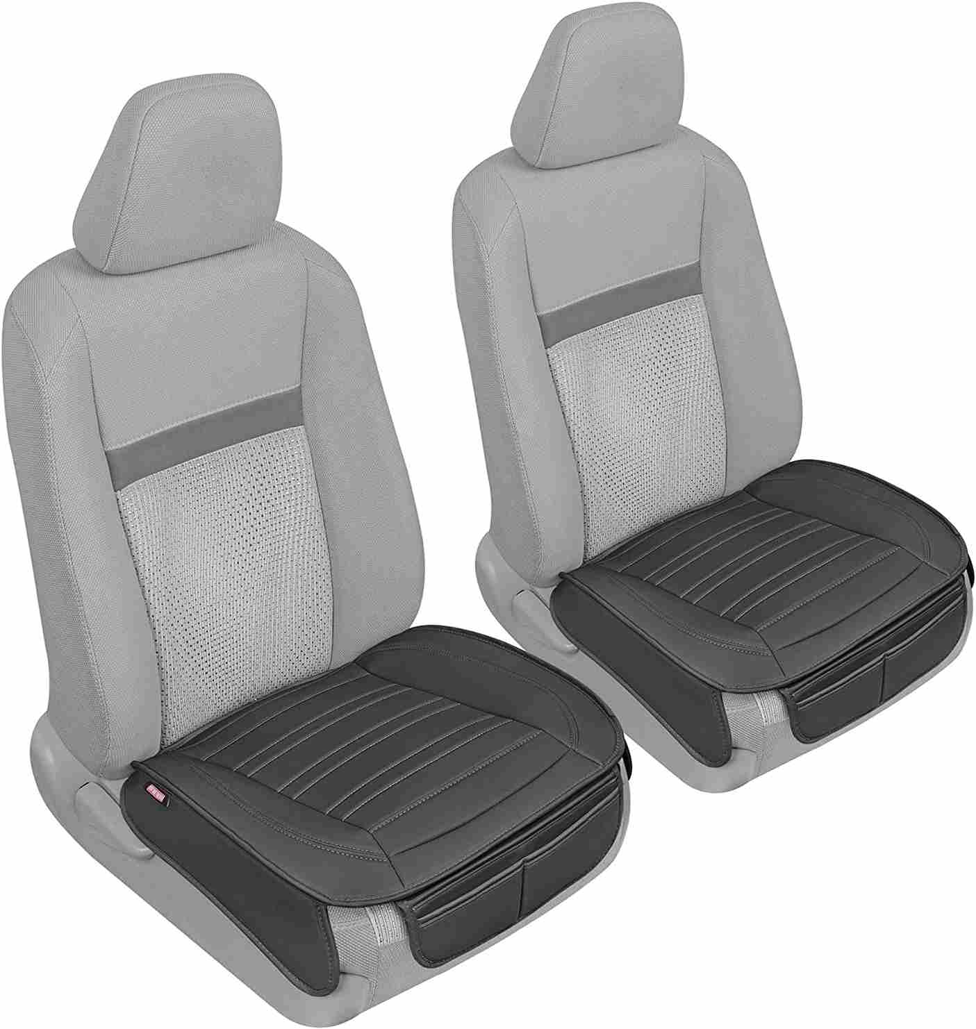 Motor Trend Black Faux Leather 2-Count