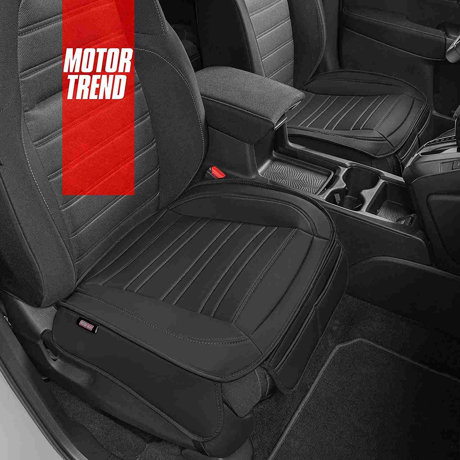 Motor Trend Black Faux Leather 2-Count