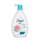 DOVE BODY WASH 800ML/27.05 OZ RESTORE (BLUE GIG & ORANGE BLOSSOM) WITH PUMP
