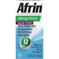 AFRIN NASAL SPRAY 15ML ALLERGY SINUS