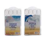 SIMPLY FOR HOME SHOWER CURTAIN72X72IN  WITH 12 HOOKS