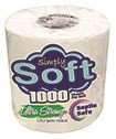 SIMPLY SOFT BATH TISSUE 1000 SHEET 1 PLY