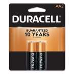 DURACELL BATTERIES AA2 COPPERTOP