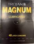 TROJAN CONDOMS 48CT MAGNUM BOX